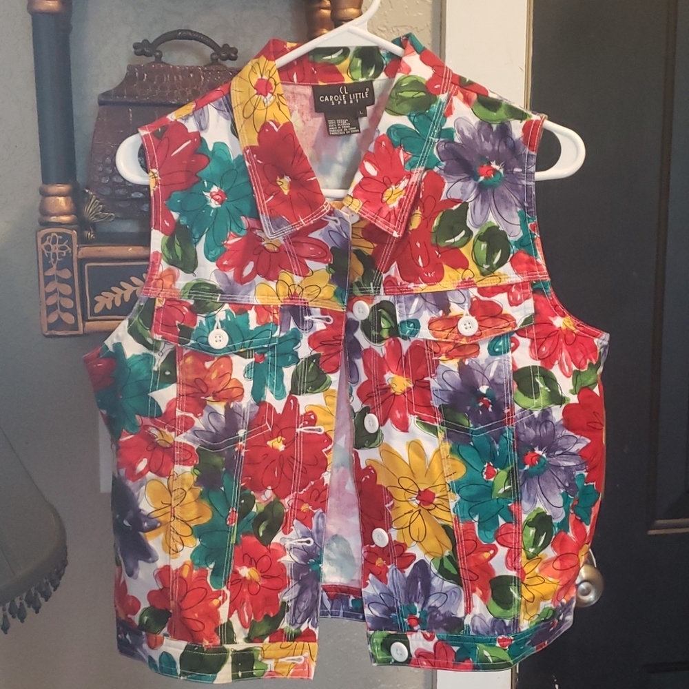 Floral vest